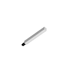 2-faset feeder C END-SMALL ALL-IN, hvid, lakeret
