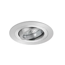 Downlight rund, svingbar GX5,3 IP20, aluminum mat dæmpbar