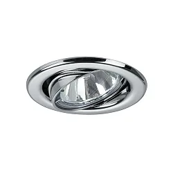 Downlight rund, svingbar GX5,3 IP20, chrom dæmpbar