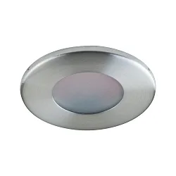 Downlight rund, stiv GX5,3 IP65, rustfrit stål dæmpbar