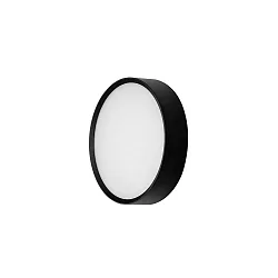 Udendørs wall luminaire EYE rund, CCT Switch, slagfast IP65, sort mat 
