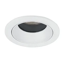 Recessed LED downlight ALTERO, IP44, round, Ø 8.3cm, interchangeable cover, 500mA, 9.2W 3000K 820lm 33°, structured white