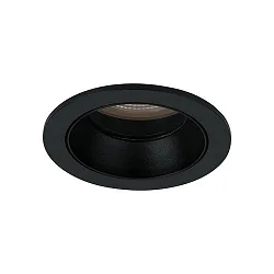 recessed luminaire, glossy, black, transparent 9,2W 840lm 4000K 20-40° 20-40° CRI 80-89
