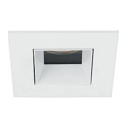 Recessed LED downlight ALTERO, IP44, square, 8.3 x 8.3cm, changeable cover, 500mA, 9.2W 3000K 820lm 33°, structured white