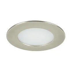 Downlight SINCINDA MINI-R rund, indbygget version IP20, nikkel mat dæmpbar