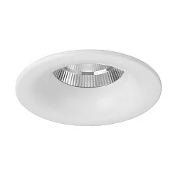 Downlight rund, Dim-To-Warm IP20, hvid dæmpbar