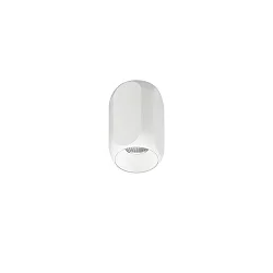 Downlight PENCIL MINI cylindrisk, overflademonteret version IP20, pulverlakeret, hvid dæmpbar