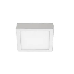 Overfladearmatur IP20, opal, hvid dæmpbar