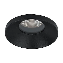 Downlight IP54, sort dæmpbar