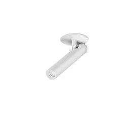 Indbygningslampe IP20, blank, hvid dæmpbar 4,2W 250lm 3000K CRI 90-100