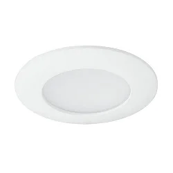 Recessed outdoor LED downlight, IP54, Ø 10.9cm, Plug&Play 350mA, 10W 3000K 750lm 90° / opal