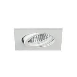 Indbygningslampe IP20, blank, gennemsigtig, hvid  3W 290lm 2700K 20-40° 20-40° CRI 80-89
