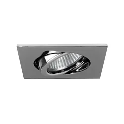 Indbygningslampe IP20, chrom, blank, gennemsigtig  3W 310lm 3000K 20-40° 20-40° CRI 80-89