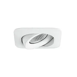 Downlight PLUG & PLAY firkantet, med stik IP20, hvid dæmpbar