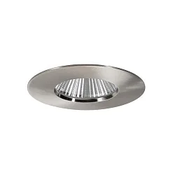 Indbygningslampe BIG65 rund, stiv LED IP65, nikkel mat dæmpbar 8W 730lm 3000K 20-40° 20-40° CRI 80-89