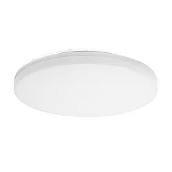 Udendørs loftlampe BYAM-R MAXI rund, CCT Switch, slagfast, omskiftelig, multipower IP65, hvid mat 