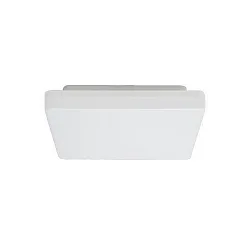 Udendørs loftlampe BYAM-S MINI firkantet, CCT Switch, slagfast, omskiftelig, multipower IP65, hvid mat 