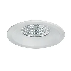 Downlight BOWL rund IP20, klar, hvid dæmpbar