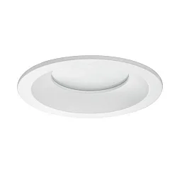 Recessed LED downlight BOWL, IP20, round, Ø 13.6cm, 350mA, 12W 4000K 1020lm 100°, white / diffuse