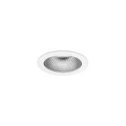 Downlight MUNA MIDI stiv, til VDU-arbejdsstation, indbygget version, CCT Switch, med linseoptik IP20, hvid mat dæmpbar