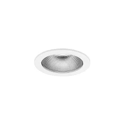 Downlight MUNA MAXI stiv, til VDU-arbejdsstation, indbygget version, CCT Switch, med linseoptik IP20, hvid mat dæmpbar