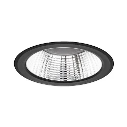Indbygningslampe IP20, blank, opal, sort  19W 1235lm 3000K CRI 90-100
