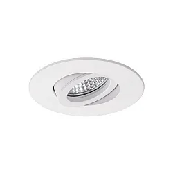 Indbygningslampe EXPAND GX5.3 rund, svingbar IP20, hvid mat dæmpbar