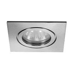 Downlight 4VA stiv, firkantet GX5,3 IP65, rustfrit stål dæmpbar