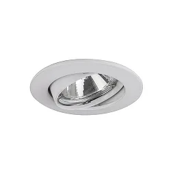 Downlight rund, svingbar GU10 IP20, hvid dæmpbar