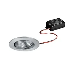 Downlight rund, inkl. driver IP20, aluminum mat