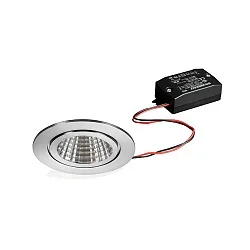 Downlight BB15 rund IP54, rustfrit stål