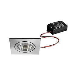 Downlight BB15 firkantet IP54, rustfrit stål
