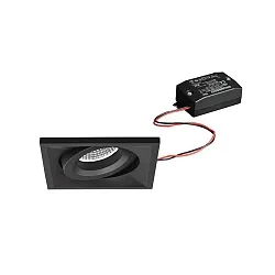recessed luminaire swivelling IP20, white 7W 680lm 3000K 20-40° 20-40° CRI 80-89