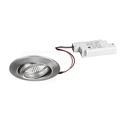 Downlight BB09 rund, Dim-To-Warm IP20, nikkel mat dæmpbar