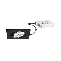 recessed luminaire IP20, black  1230lm 20-40° 20-40°