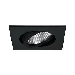 Downlight BB18 DTW ECKIG firkantet, Dim-To-Warm IP20, sort dæmpbar