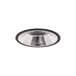 Indbygnings loftlampe APOLLO MEGA rund, direkte IP20, sort 