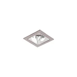 recessed luminaire APOLLO MICRO square, switchable LED IP20, silver  5W 683lm 3500K CRI 90-100