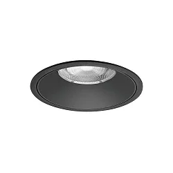 Indbygnings loftlampe DIOS MAXI rund, direkte IP20, sort 