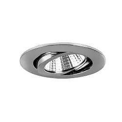 Downlight BB03 rund, svingbar IP20, chrom dæmpbar