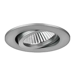 Downlight BB03 rund, svingbar IP20, nikkel mat dæmpbar
