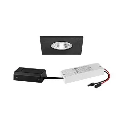 Indbygningslampe IP65, blank 7W 620lm 3000K 20-40° 20-40° CRI 80-89