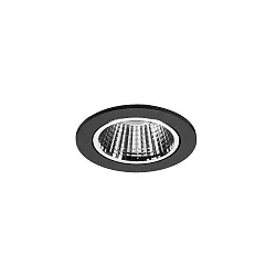Indbygnings loftlampe APOLLO MICRO rund, direkte IP20, sort 