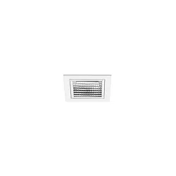 ceiling recessed luminaire APOLLO MICRO square, direct IP20, transparent, white dimmable