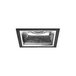 Indbygnings loftlampe APOLLO MIDI firkantet, direkte IP20