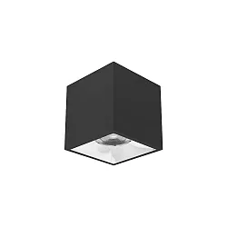 Downlight APOLLO MAXI firkantet, glat, omskiftelig IP20, pulverlakeret, sort 