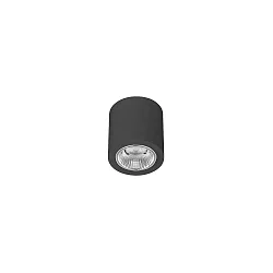 Downlight APOLLO MINI rund, omskiftelig, facetteret IP20, pulverlakeret, sort 