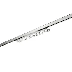 3-phase spot BALI MIDI DA 25°/25° DALI-2 - 58.7CM rotatable, DALI controllable, with lens optics IP20, silver matt dimmable