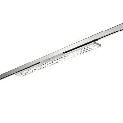 3-phase spot BALI MAXI AS 75°/76° DALI-2 - 88CM rotatable, DALI controllable, with lens optics IP20, silver matt dimmable
