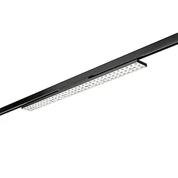 3-phase spot BALI MAXI DA-WB 96°/83° DALI-2 - 88CM rotatable, DALI controllable, with lens optics IP20, black matt dimmable